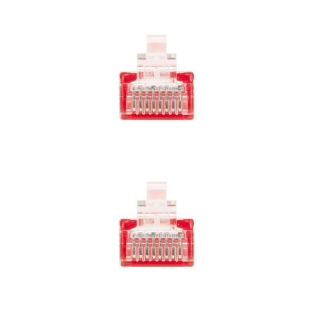 Nanocable Cable de Red Cat.6e UTP AWG24 Rojo 0,5 m